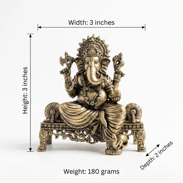 Decorative_Brass_Ganesha_Idol_Statue_-_Seated_On_Ornate_Throne