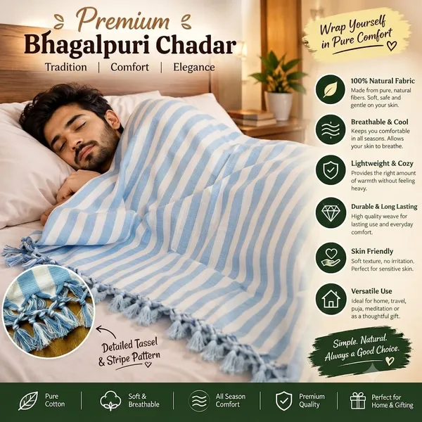 Blue_Strip_Lightweight_Yet_Warm_Ac_Comforter