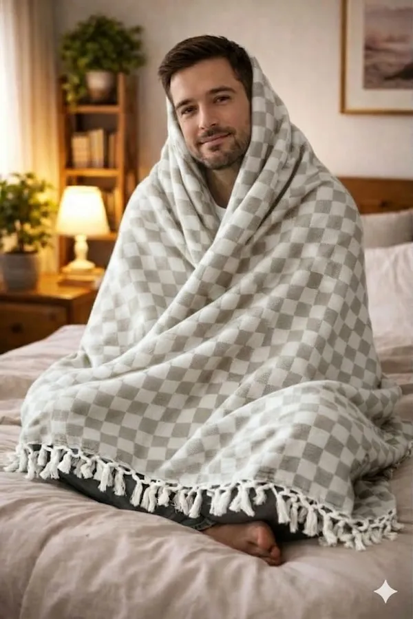 Dull_Chader_Gray3D_Ac_Comforter