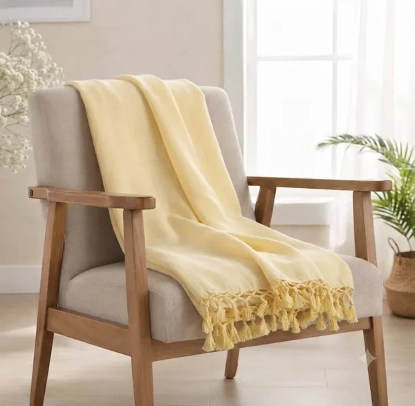 Pack_OF_2_Very_Soft_&_Silky_Chadar_Yellow_Plain_