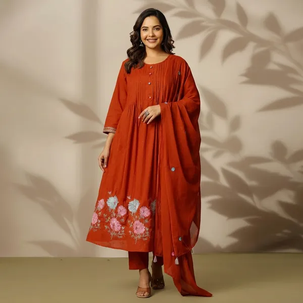 Anarkali_Suit_Set_Rust_Orange_Embroidered
