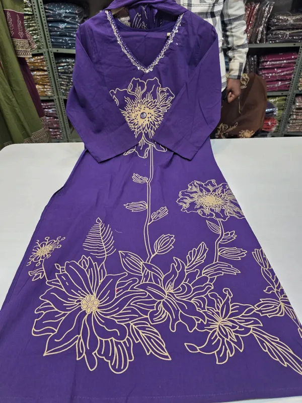 Kurta_Palazzo_Set_Purple_Floral_Embroidered