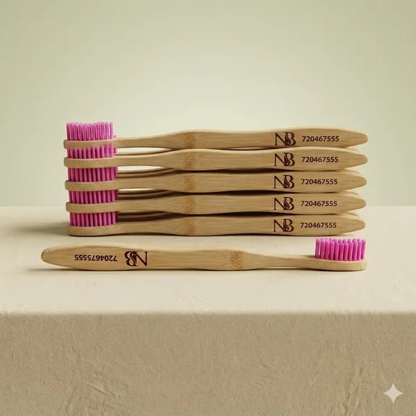 Eco_Friendly_Bamboo_Toothbrush_With_Pink_Bristles_Pack_Of_8