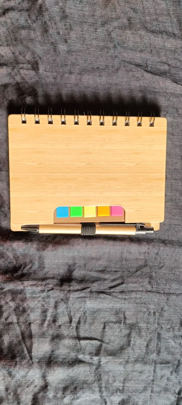 Bamboo_Spiral_Notebook_With_Sticky_Notes_And_Pen_Eco_Friendly_Stationery_Set