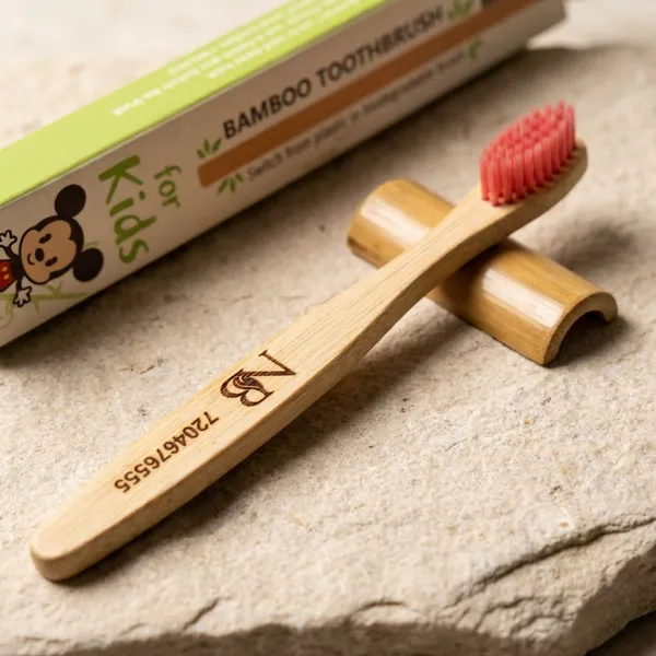 Premium_Eco_Friendly_Bamboo_Toothbrush_For_Kids_Soft_Bristles_Pink_Pack_Of_8