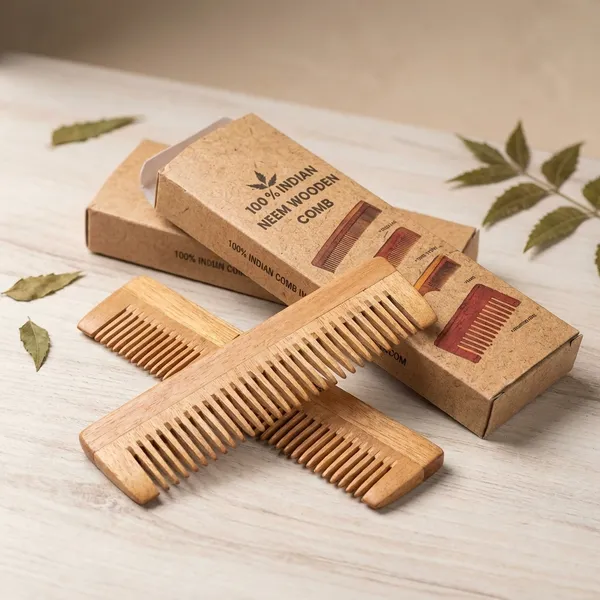 100_Percent_Neem_Comb_Natural_Indian_Handcrafted_Hair_Comb_Pack_2
