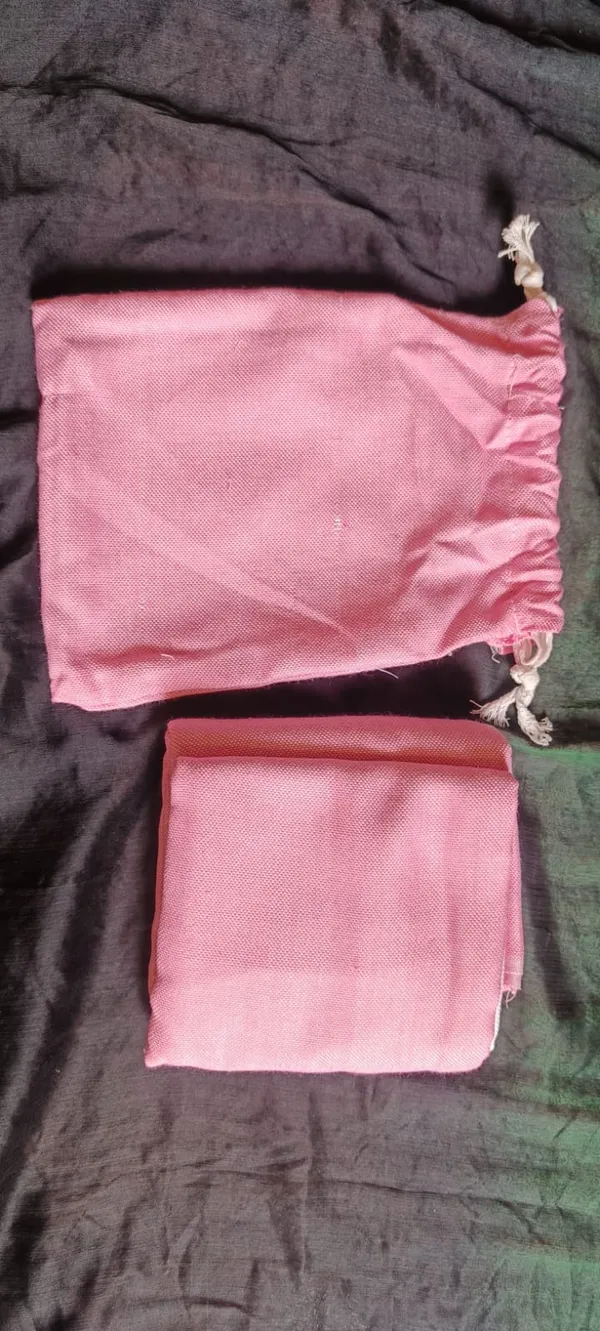 Pink_Color_Bamboo_Both_Towel_With_Storage_Bag_Set_Pack_Of_1