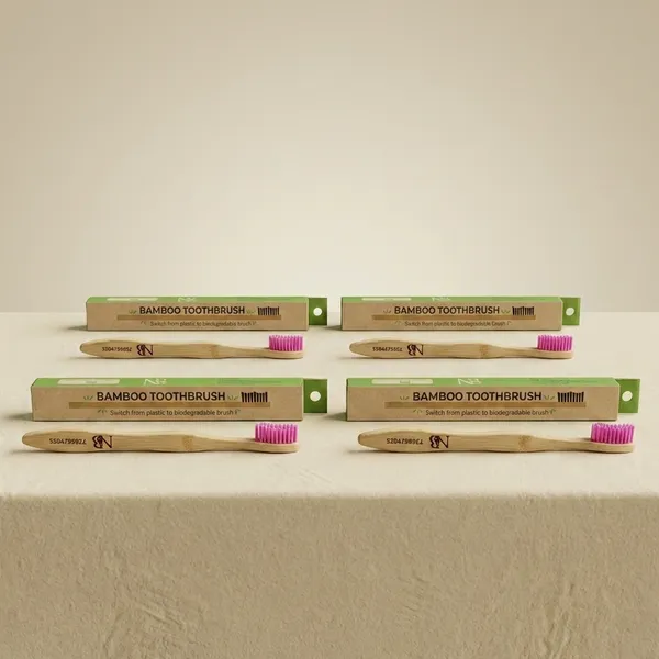Eco_Friendly_Bamboo_Toothbrush_With_Pink_Bristles_Pack_Of_8