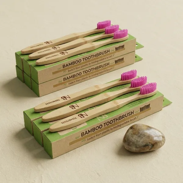 Eco_Friendly_Bamboo_Toothbrush_With_Pink_Bristles_Pack_Of_8