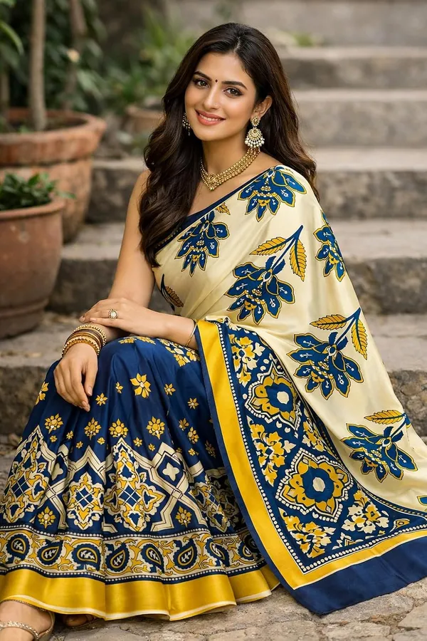 Blue_Silk_Saree_For_Women