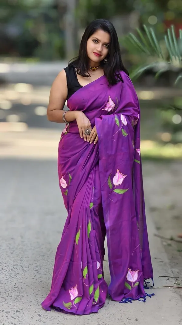 Purple_Woven_Premium_Saree_For_Women