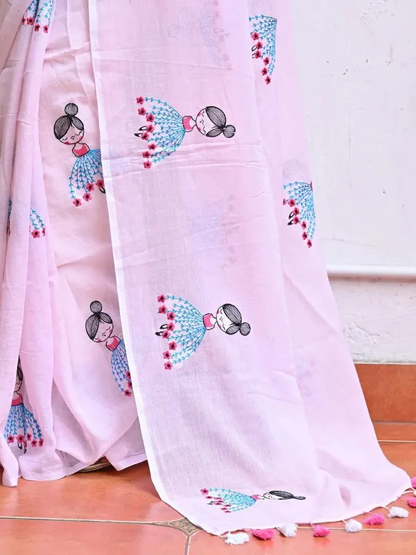 Light_Pink_Printed_Premium_Saree_For_Women