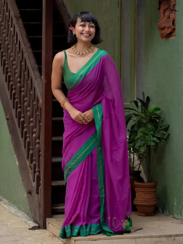 Maroon_Embroidered_Premium_Saree_For_Women