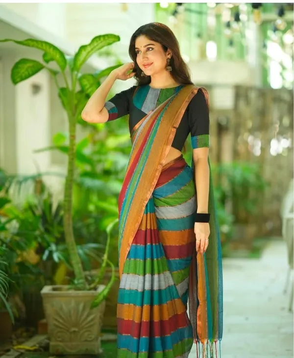 Multicolor_Embroidered_Premium_Saree_For_Women