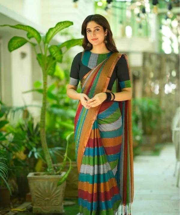 Multicolor_Embroidered_Premium_Saree_For_Women