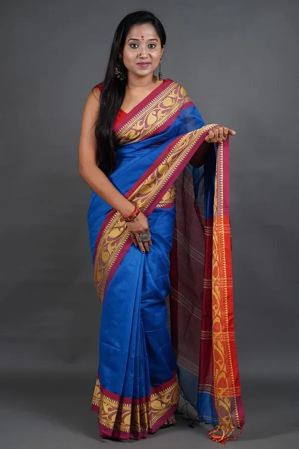 Multicolor_Painted_Premium_Saree_For_Women