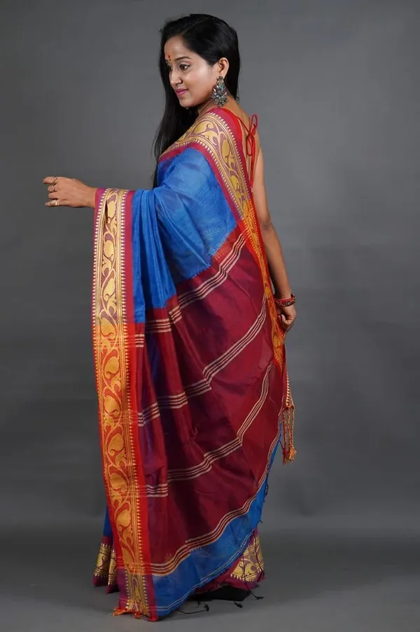 Multicolor_Painted_Premium_Saree_For_Women