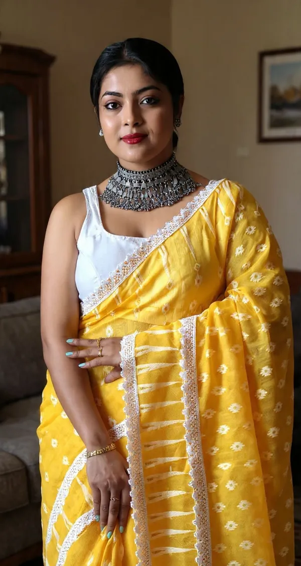 Yellow_Embroidered_Premium_Saree_For_Women