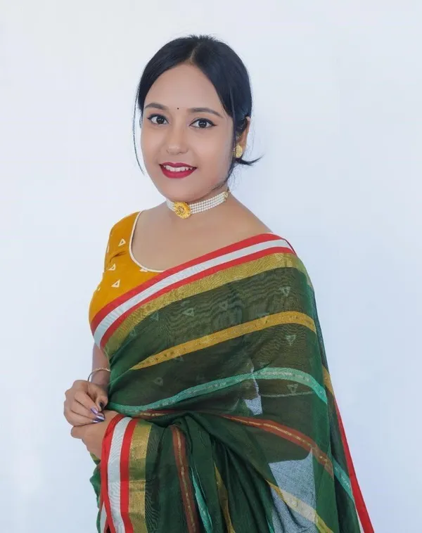 Multicolor_Embroidered_And_Self_Design_Premium_Saree_For_Women