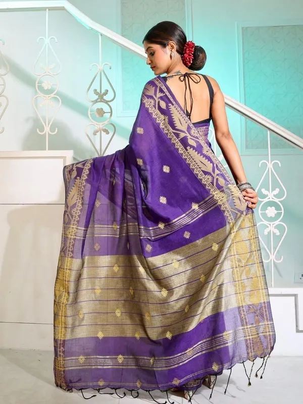 Purple_Printed_Premium_Saree_For_Women