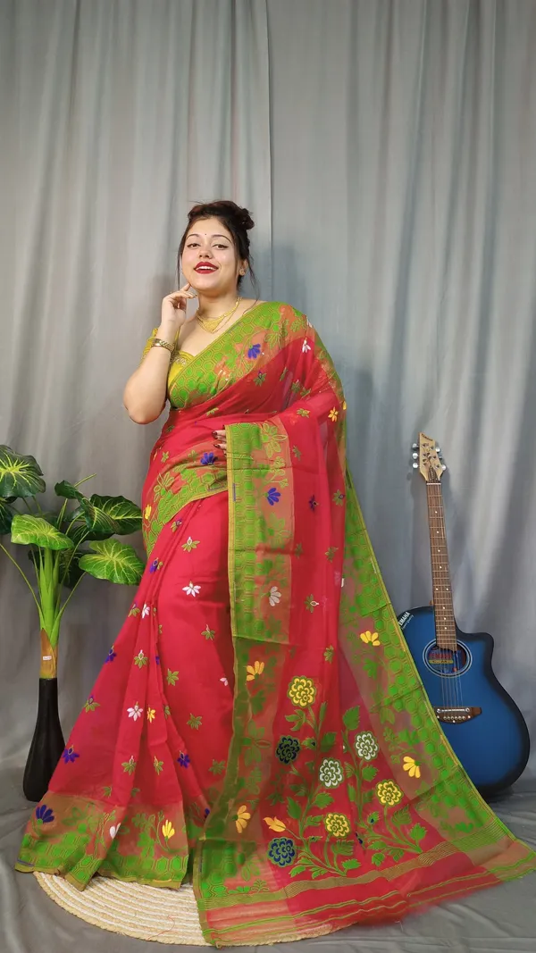 Multicolor_Woven_Premium_Saree_For_Women