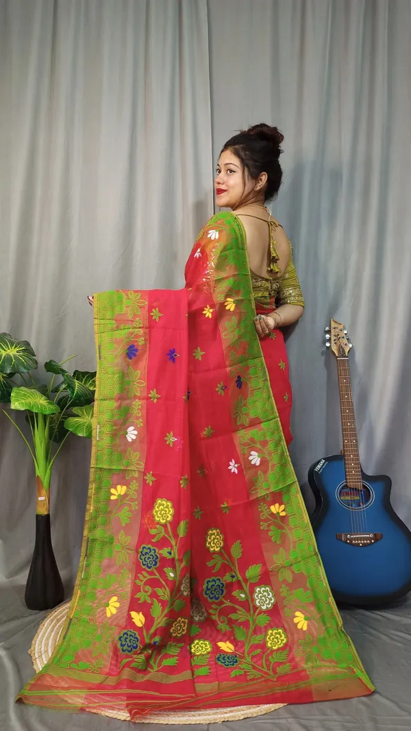 Multicolor_Woven_Premium_Saree_For_Women