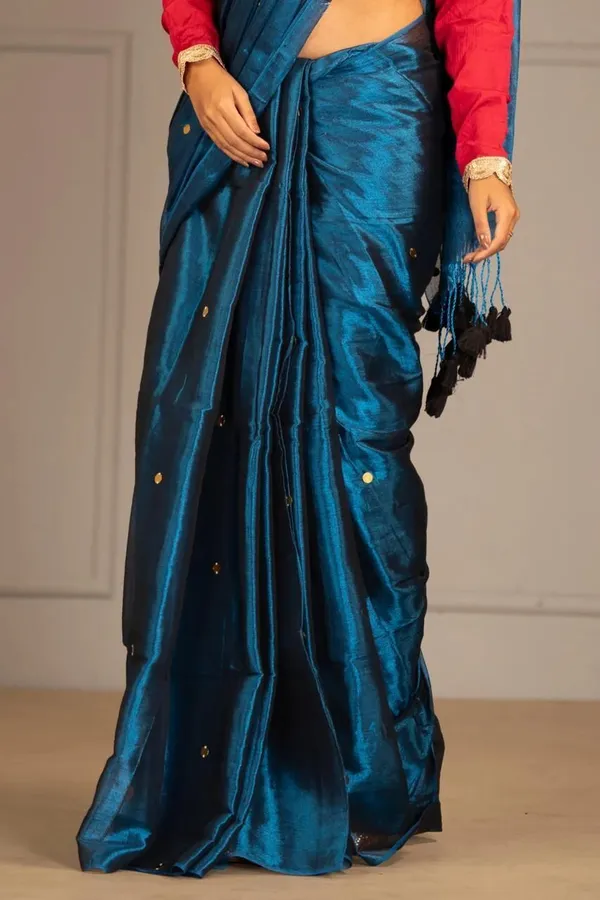 Teal_Blue_Woven_Premium_Saree_For_Women