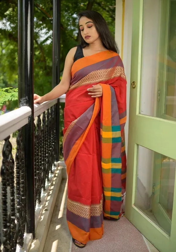 Multicolor_Self_Design_Premium_Saree_For_Women