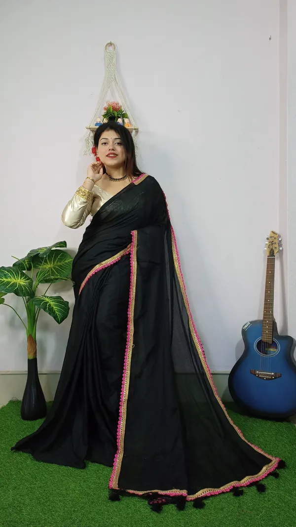 Black_Self_Design_Premium_Saree_For_Women