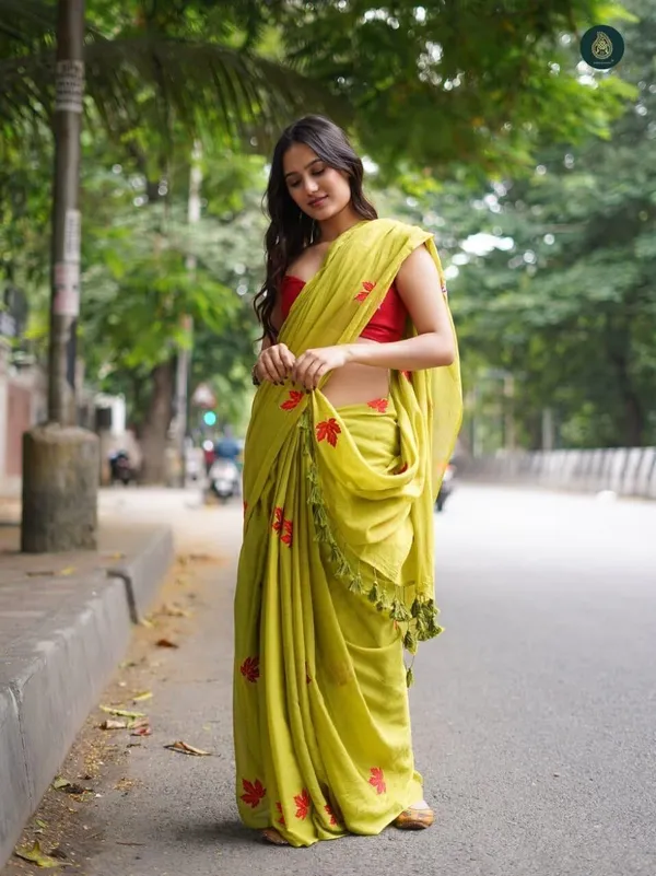 Light_Green_Self_Design_Premium_Saree_For_Women