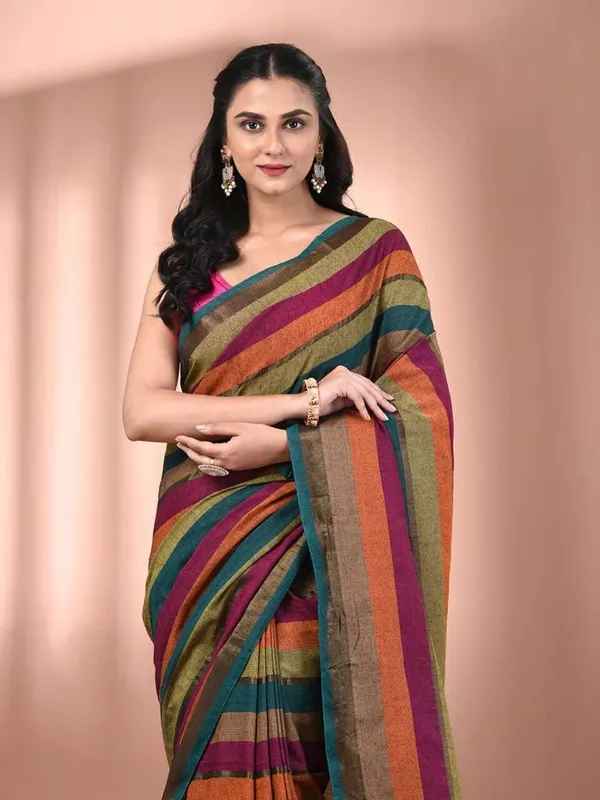 Multicolor_Printed_Premium_Saree_For_Women