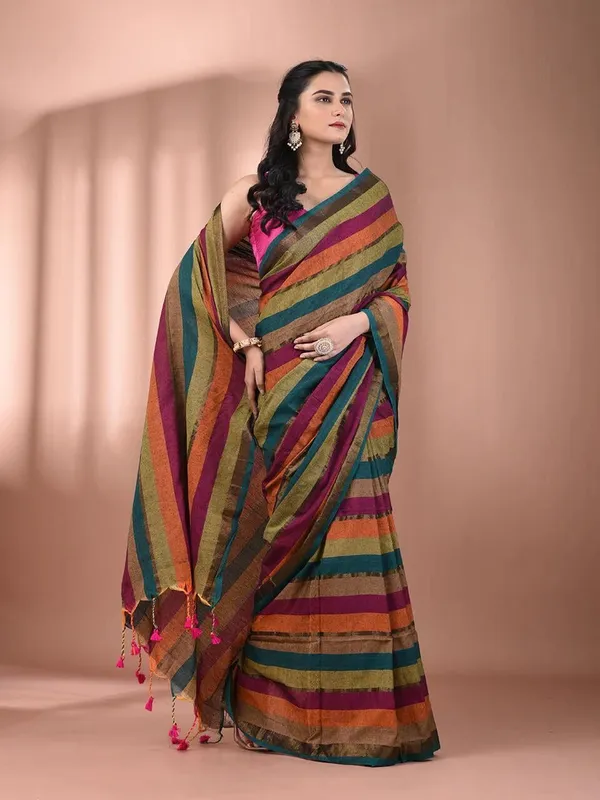 Multicolor_Printed_Premium_Saree_For_Women
