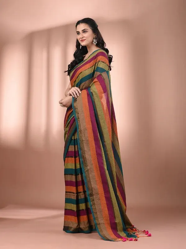 Multicolor_Printed_Premium_Saree_For_Women