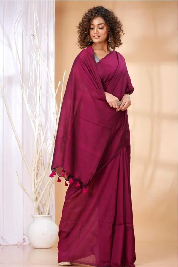 Pink_Embroidered_And_Self_Design_Premium_Saree_For_Women