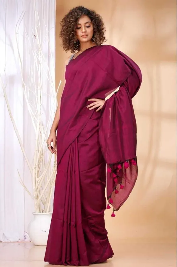 Pink_Embroidered_And_Self_Design_Premium_Saree_For_Women