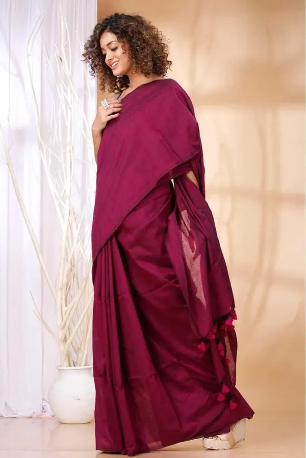 Pink_Embroidered_And_Self_Design_Premium_Saree_For_Women