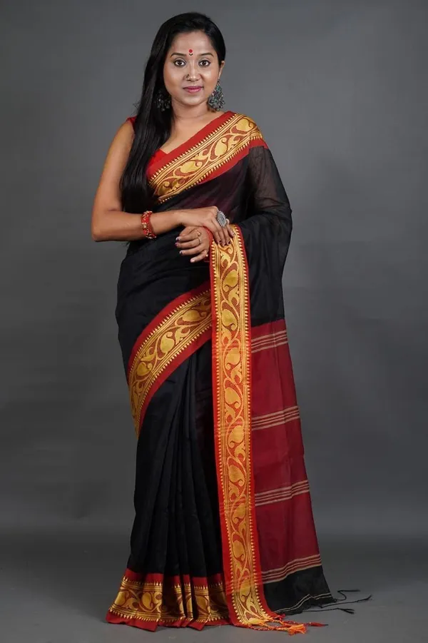 Multicolor_Checkered_And_Embellished_And_Printed_Premium_Saree_For_Women
