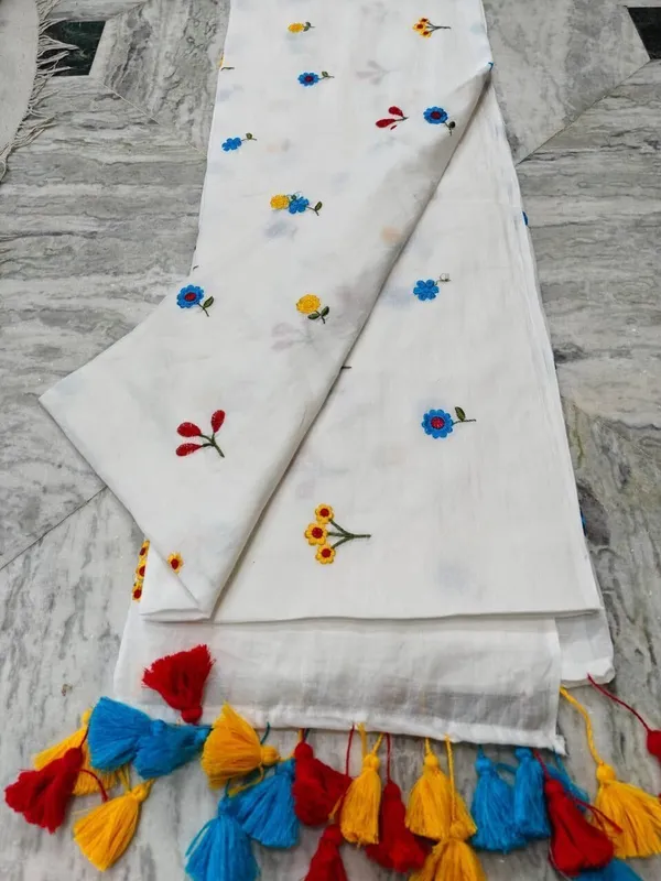 White_Woven_Premium_Saree_For_Women