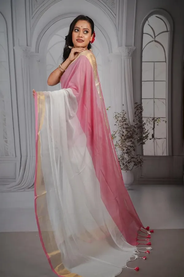 Multicolor_Solid_And_Plain_And_Woven_Premium_Saree_For_Women