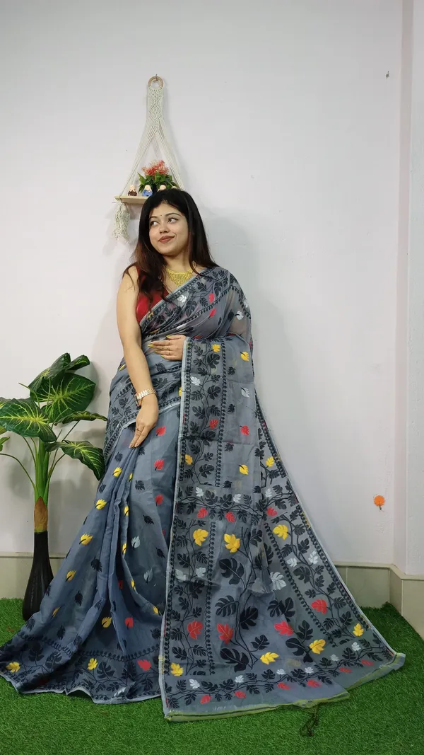 Multicolor_Self_Design_Premium_Saree_For_Women