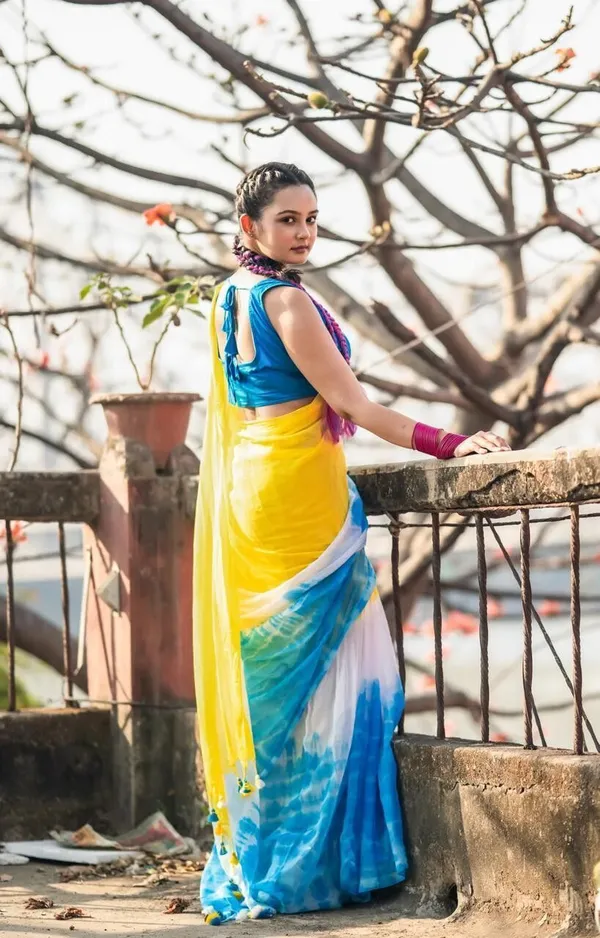 Multicolor_Striped_Premium_Saree_For_Women