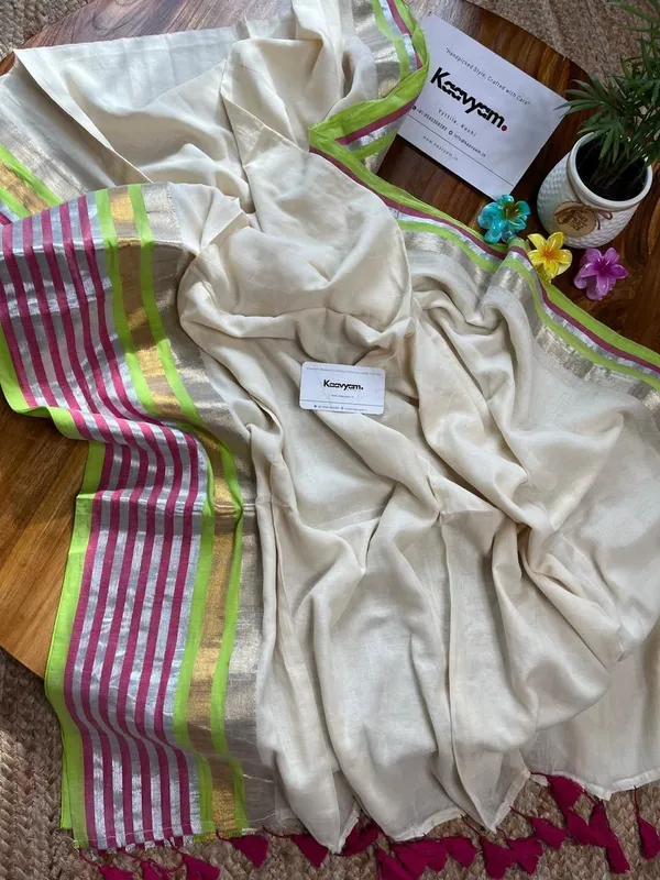 Purple_And_White_Woven_Premium_Saree_For_Women