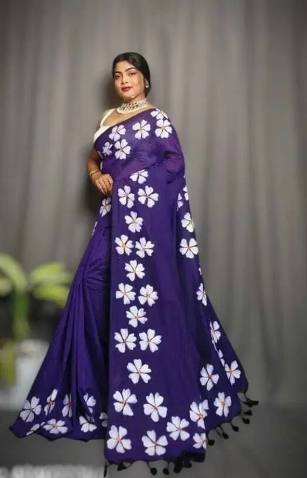 Purple_Printed_Premium_Saree_For_Women