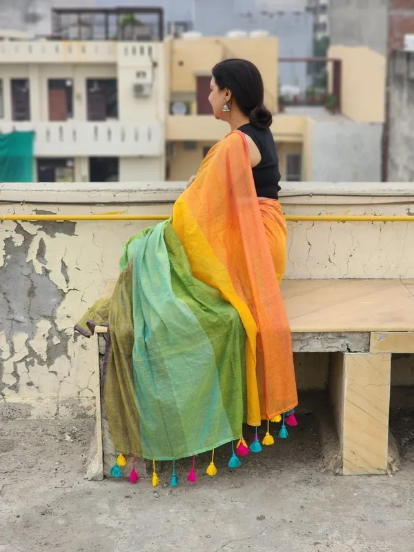 Multicolor_Woven_Premium_Saree_For_Women