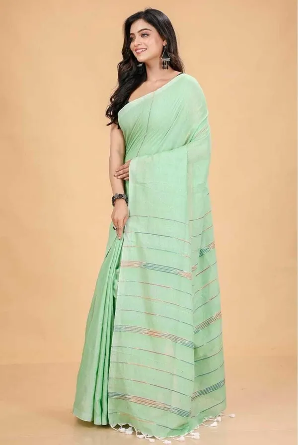 Green_Self_Design_Premium_Saree_For_Women