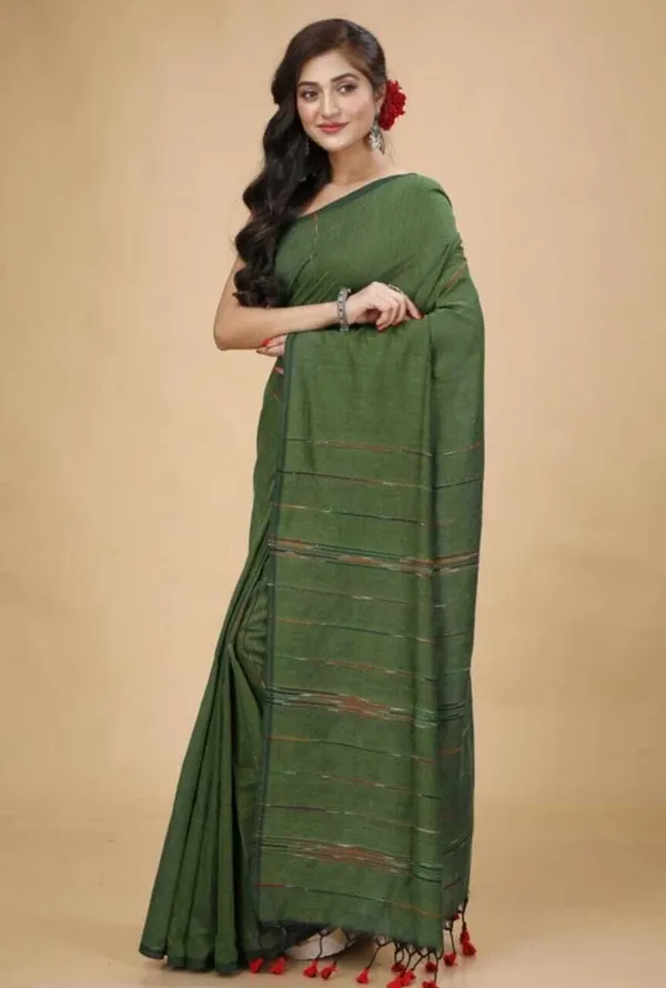 Green_Embroidered_Premium_Saree_For_Women