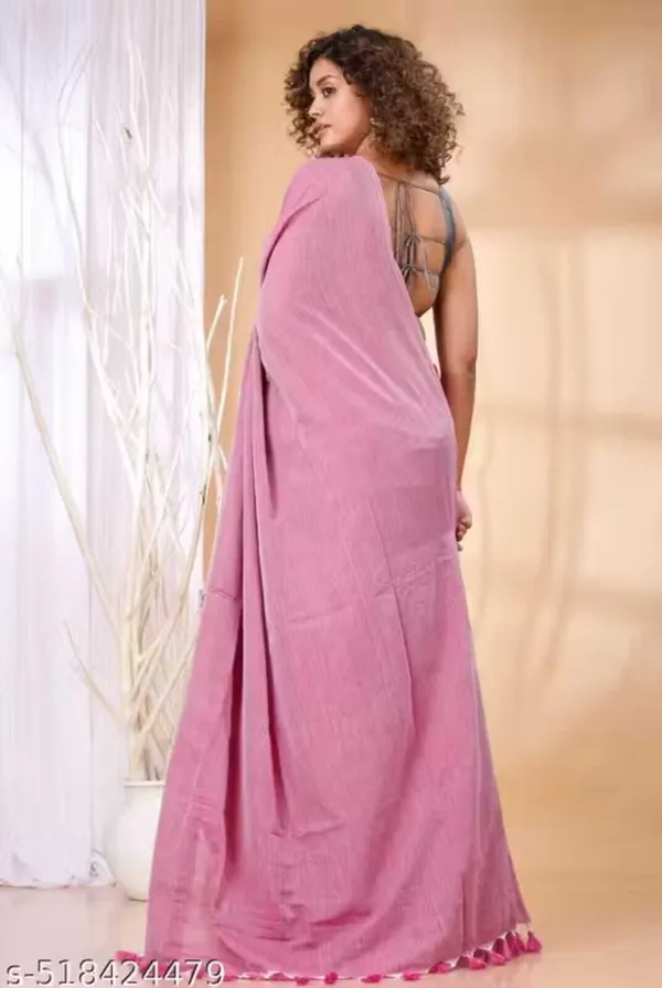 Pink_Embroidered_And_Self_Design_Premium_Saree_For_Women