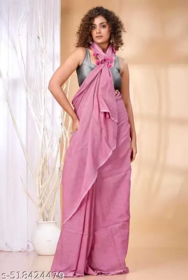 Pink_Embroidered_And_Self_Design_Premium_Saree_For_Women