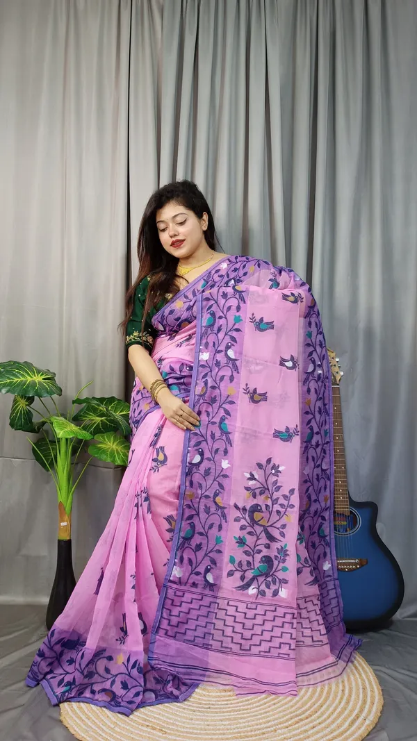 Multicolor_Self_Design_Premium_Saree_For_Women