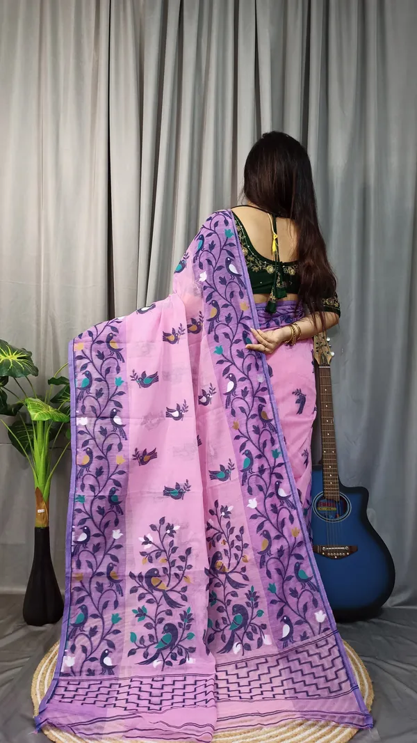 Multicolor_Self_Design_Premium_Saree_For_Women
